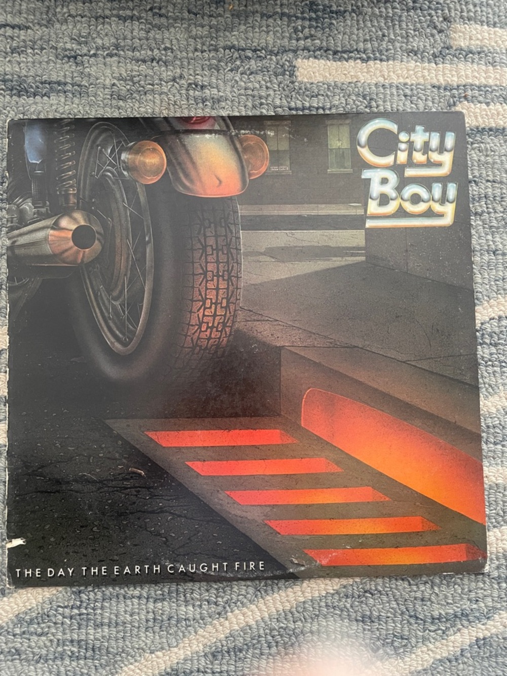 3/$30 City Boy "The Day The Earth Caught Fire" Album Classic Rock 1979
